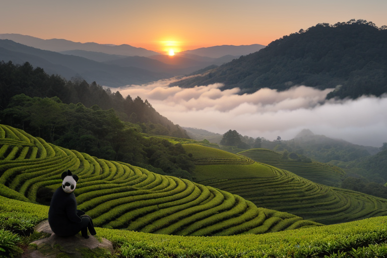 全国主流媒体组团赴名山摄影采风 熊猫茶同频递出茶乡名片